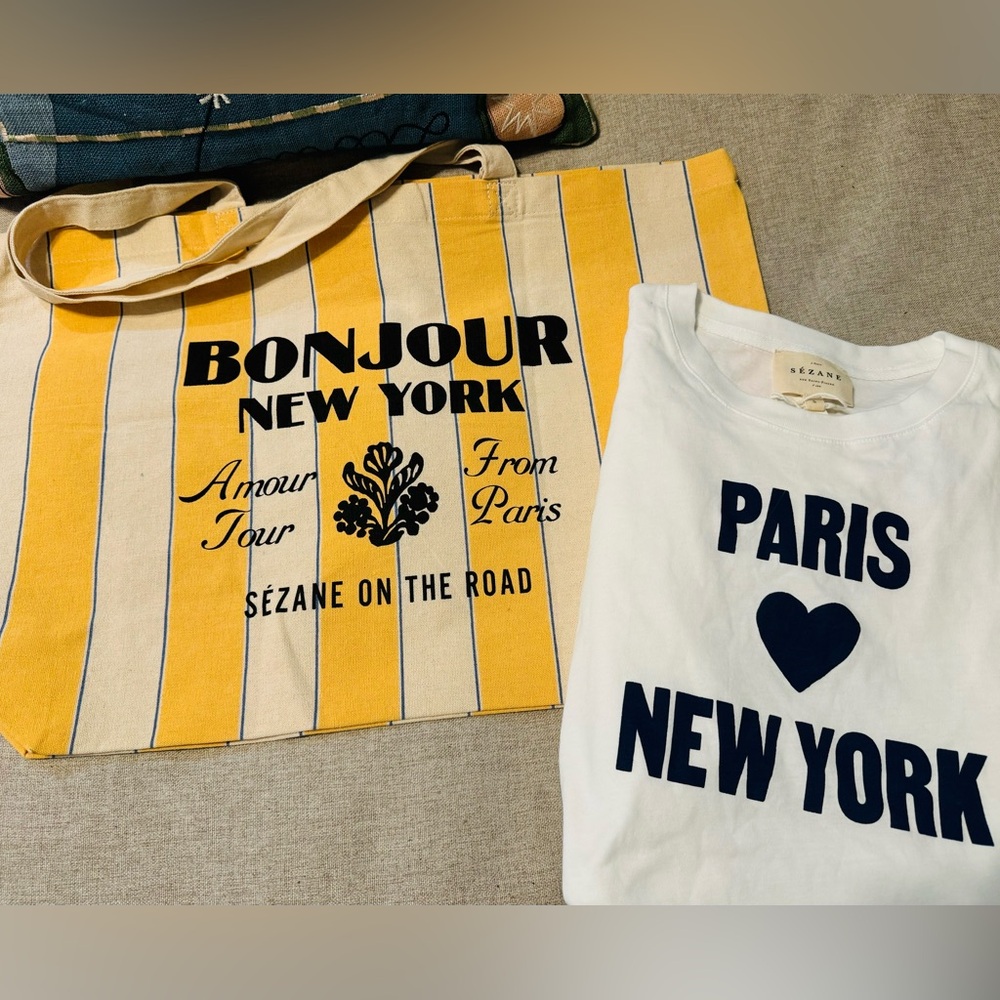 Brand New Rare Sezane New York Tote bag